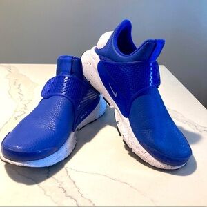 NIKE Sz 8 Sock Dart Sneakers Electric Blue Pull On Sneakers  NWOT